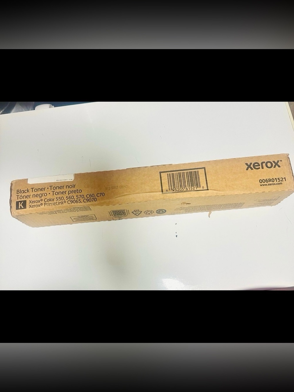 OEM Xerox toner 006R01521 K Black 550 560 570 C60 C70 C9065 C9070 6r01521
